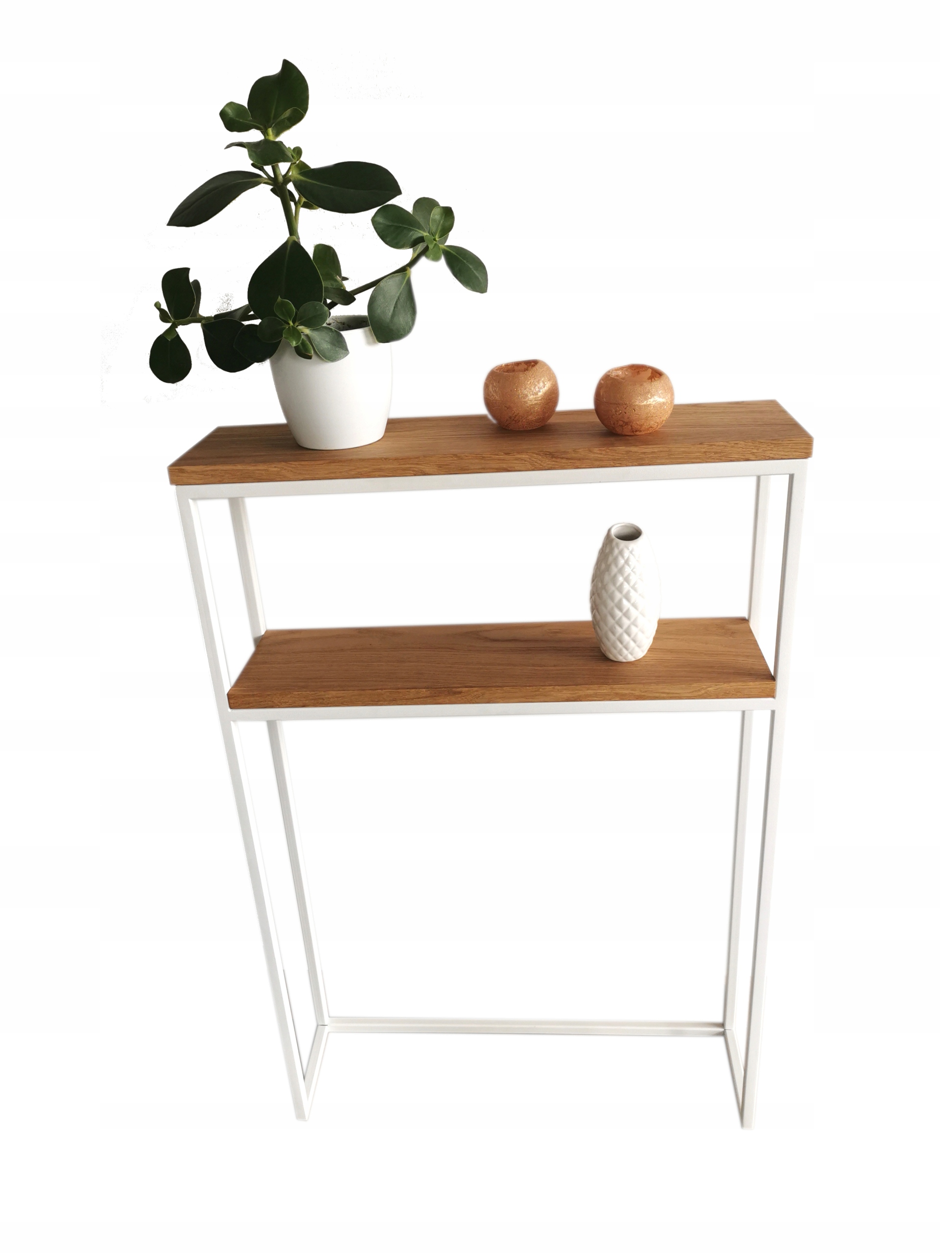 

Konsola w stylu industrialnym szer:45cm Biała