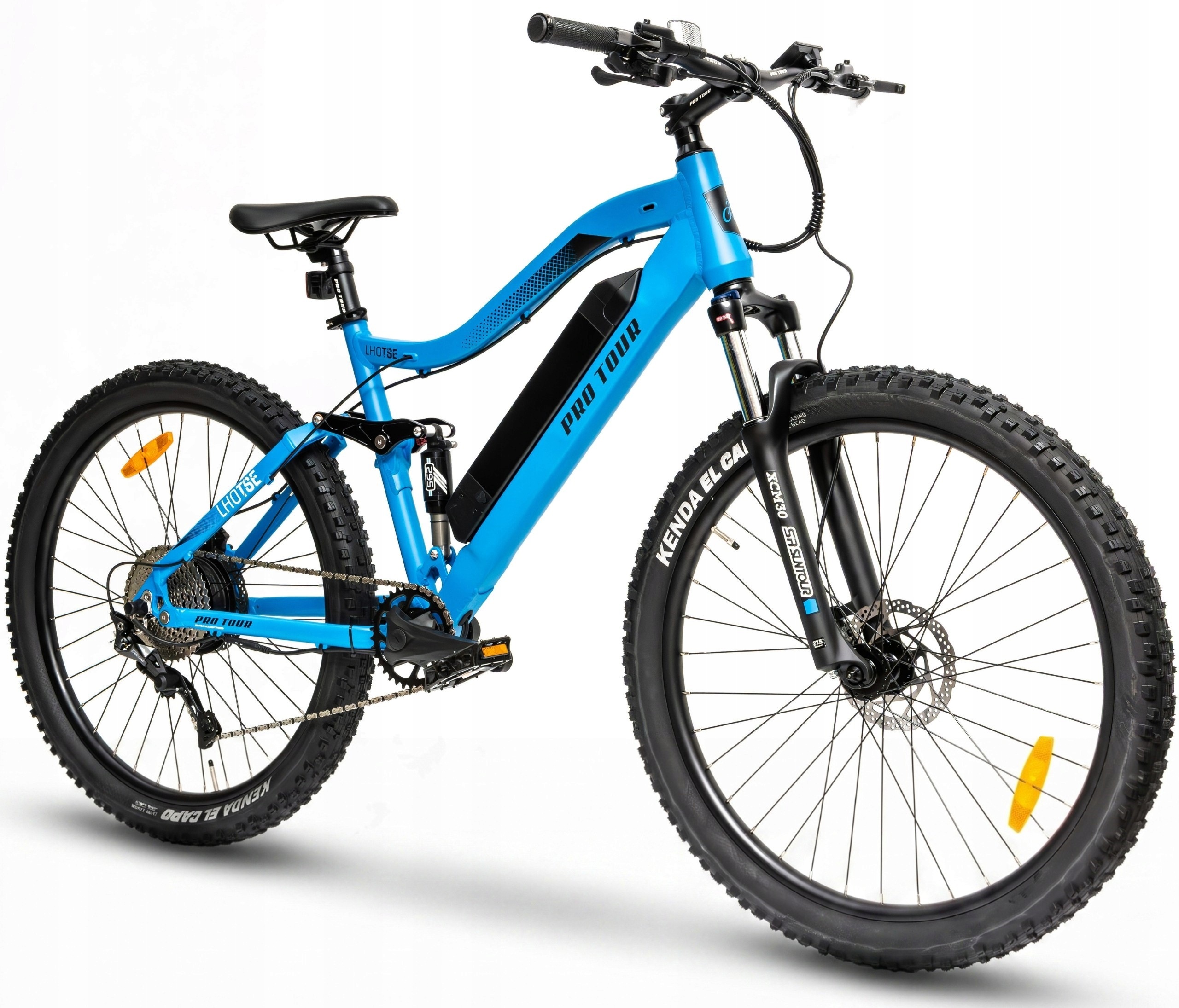 Rower Elektryczny Męski Damski Górski Koła 27,5" Mtb 250 W Full Amory LCD