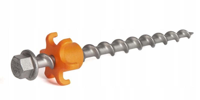 Śledzie wkręcane 20 cm Peggy Peg do mocowania namiotów na twardym podłożu