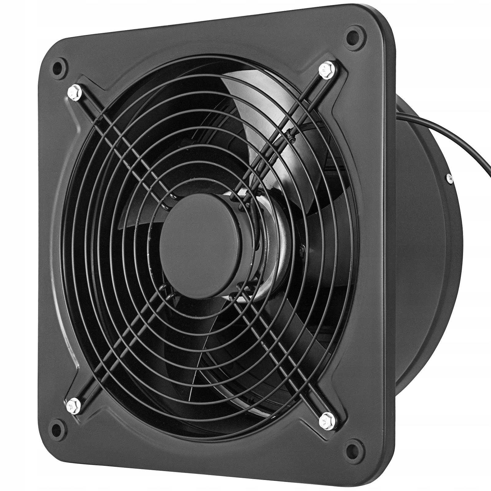 Průmyslový axiální ventilátor 300 mm kovový s odtahem 107 W 12 palců