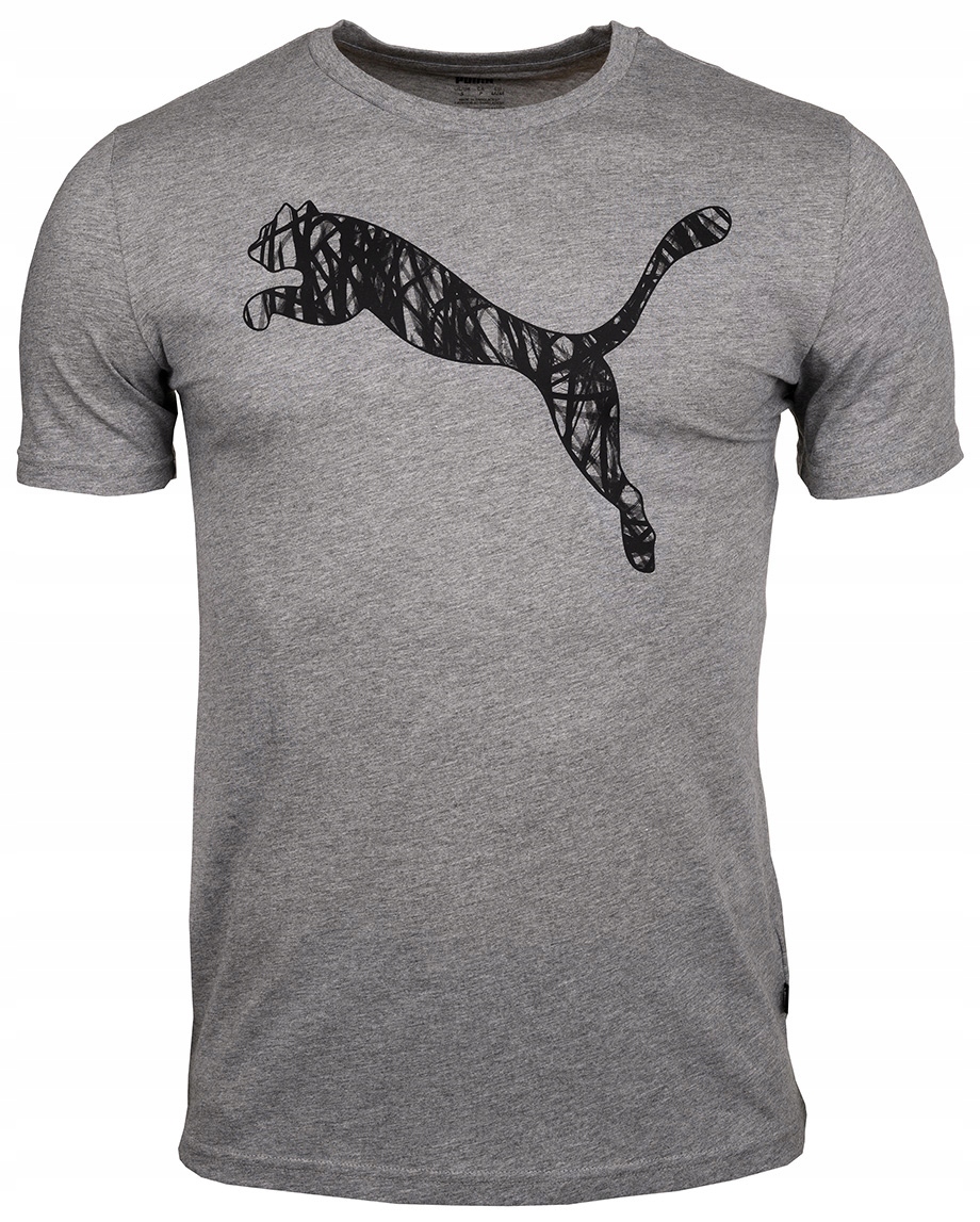 

Koszulka t-shirt męska Puma logo bawełna roz. L