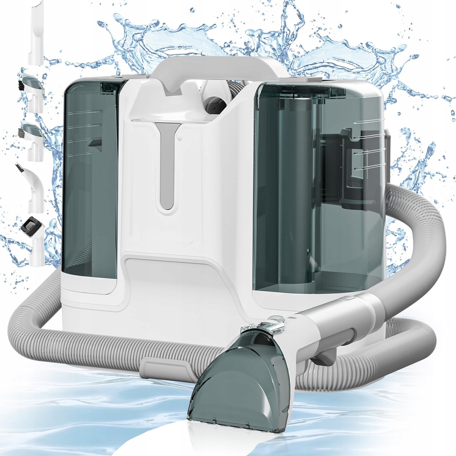 Odkurzacz Przenośny Do Prania Czyszczenia Tapicerki Dywanów Sof 1.8L