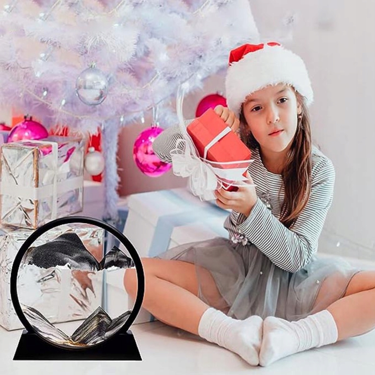 3D OBRAZ PIASKOWY OBRACANIA DYNAMICZNY KLEPSYDRA Tematyka pejzaże