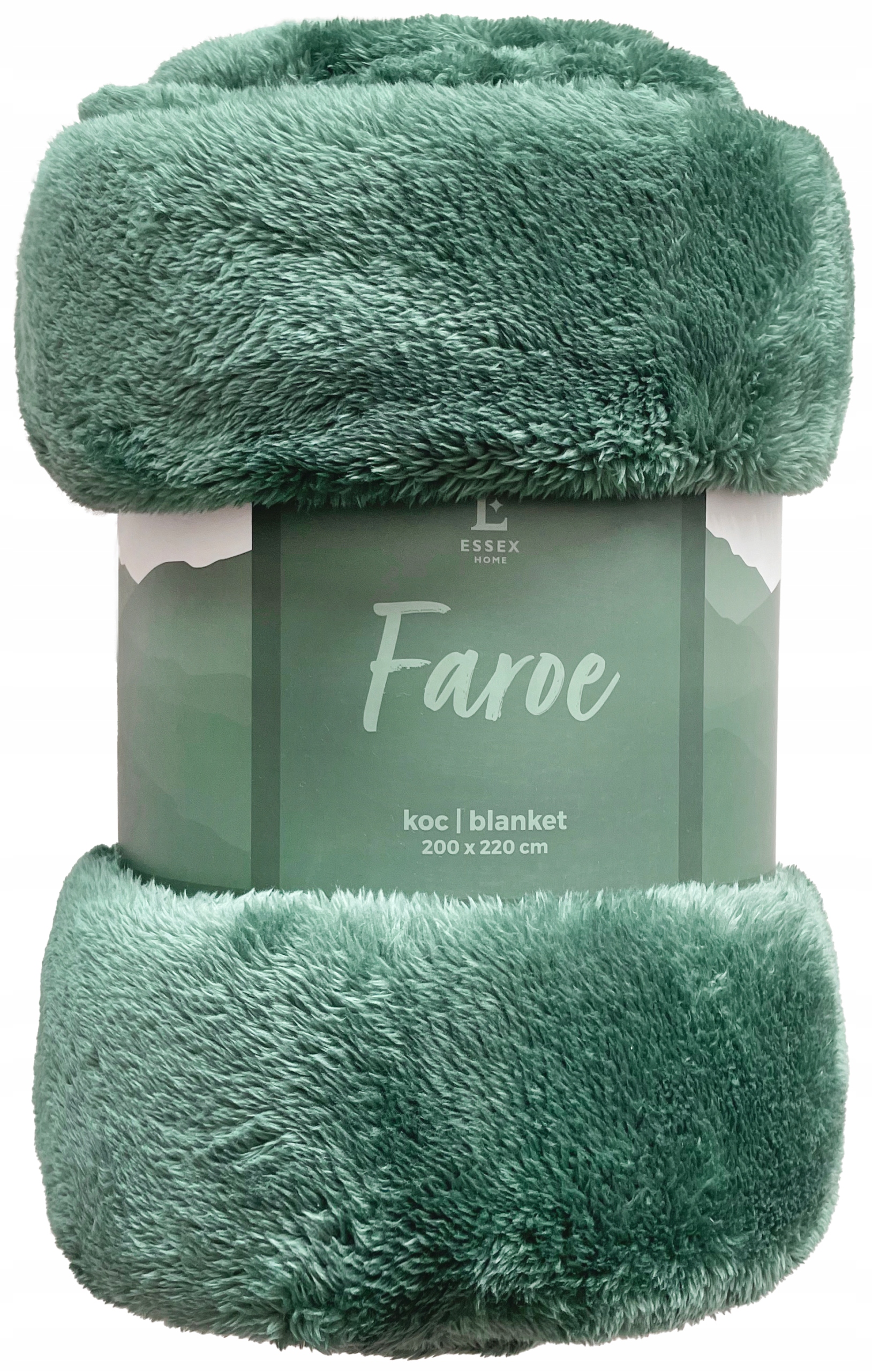 

Koc Faroe Narzuta 150X200 Zielony Puchaty Miły