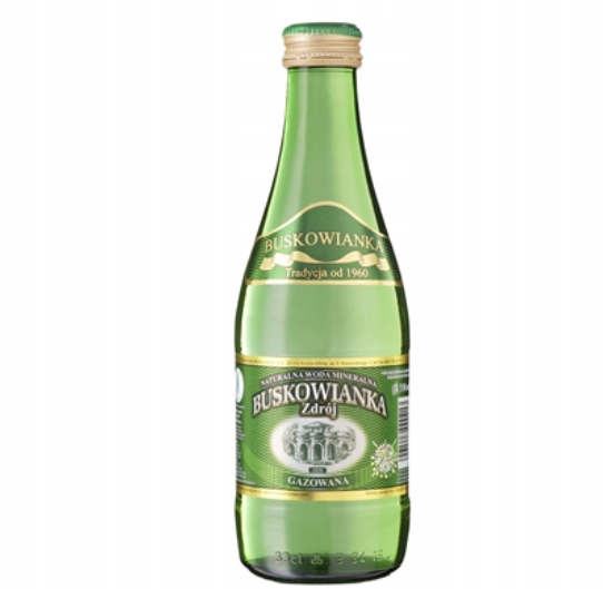 Buskowianka Zdrój Sycená minerální voda 20x330 ml skleněná láhev