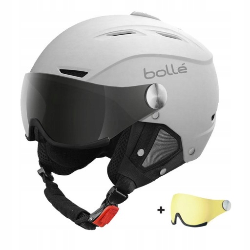 Lyžařská přilba Bolle Backline Visor Soft White L 59-61 cm
