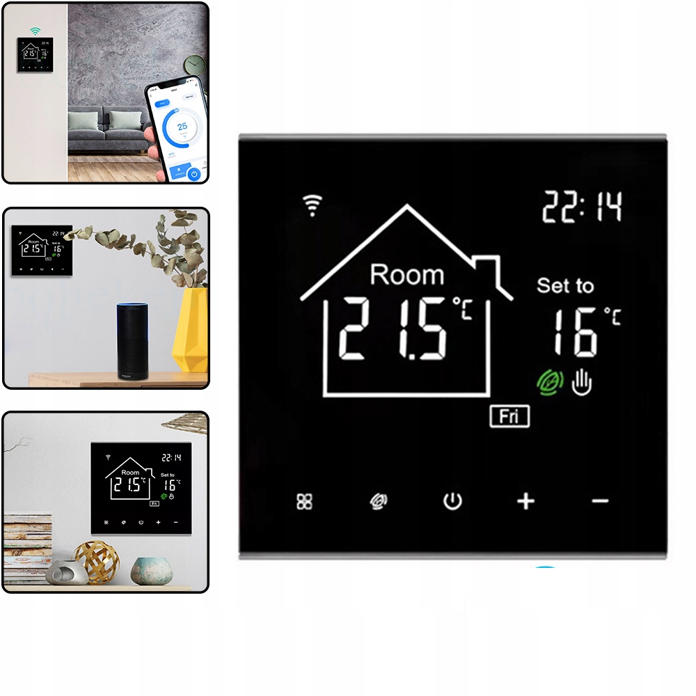 Pokojový Termostat Tuya Digitální Regulátor 16A Wifi