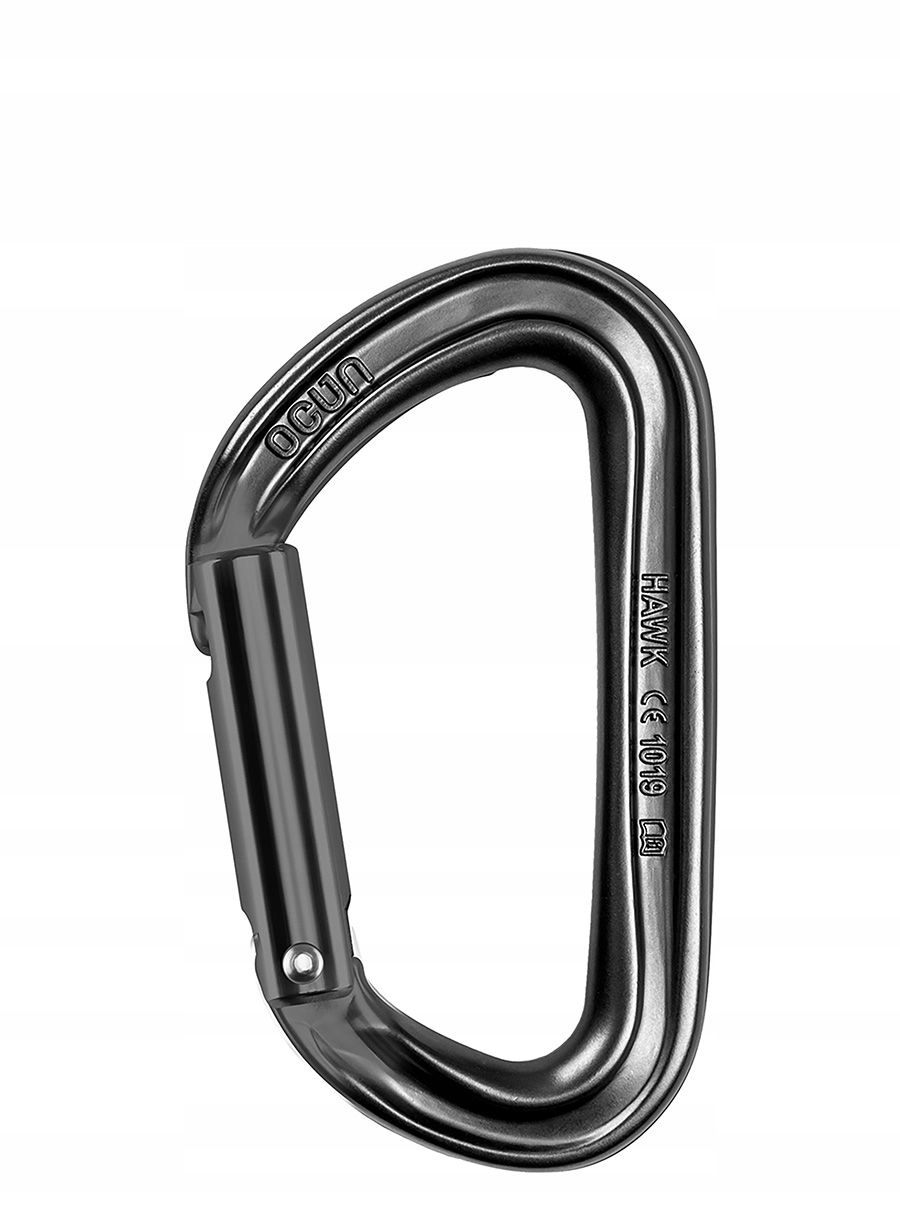 Karabinek Ocun Hawk Straight anthracite