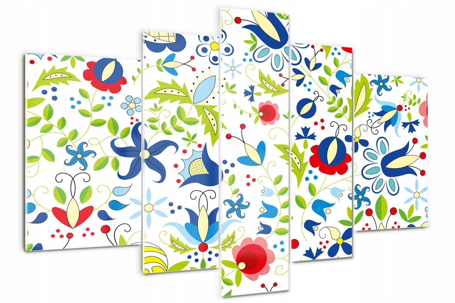 

Obraz szklany tryptyk ścienny Etniczny wzór