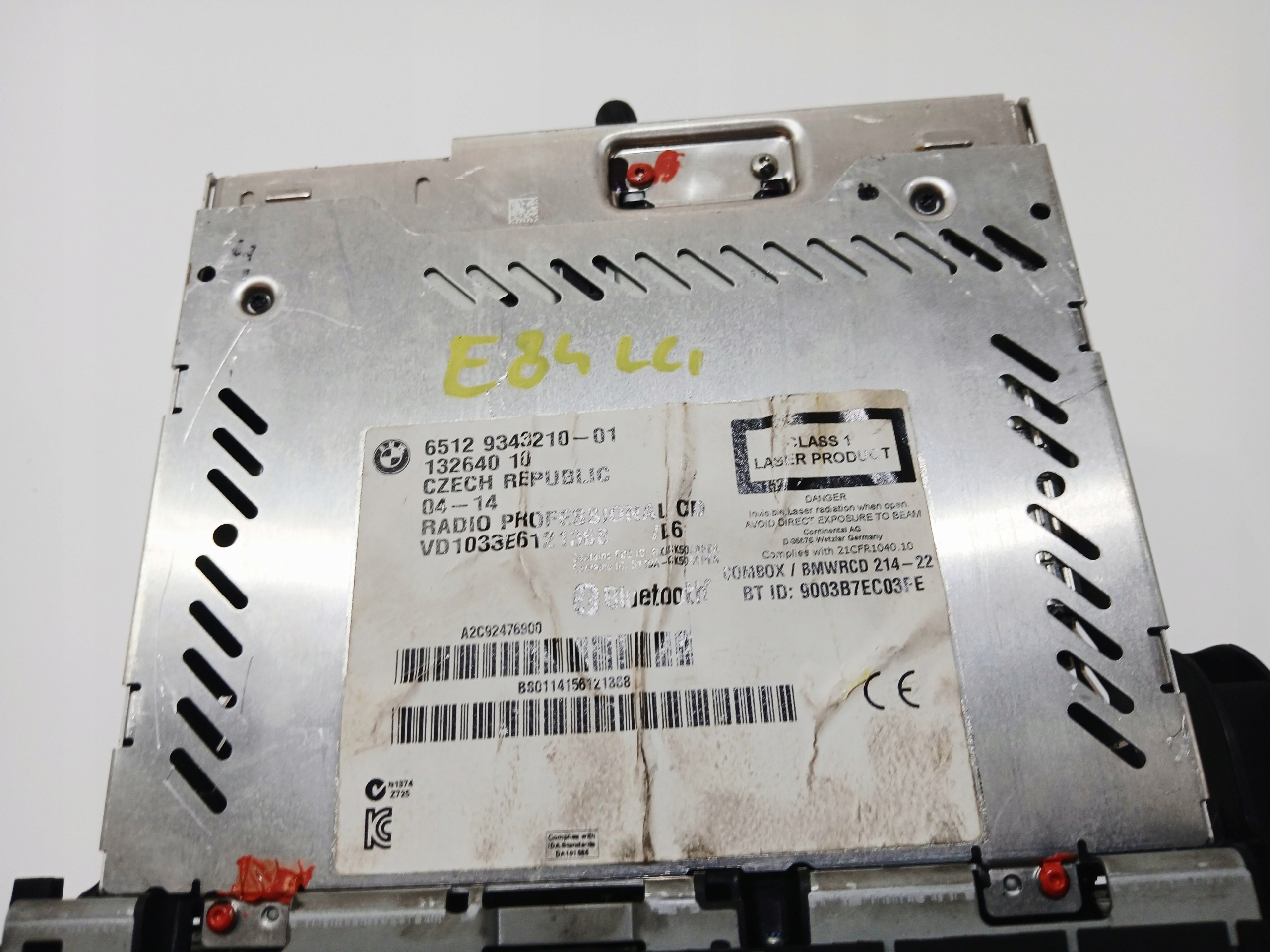 RADIO PROFESSIONAL BMW X1 E84 E60 E90 CI 9343210 (0006138)