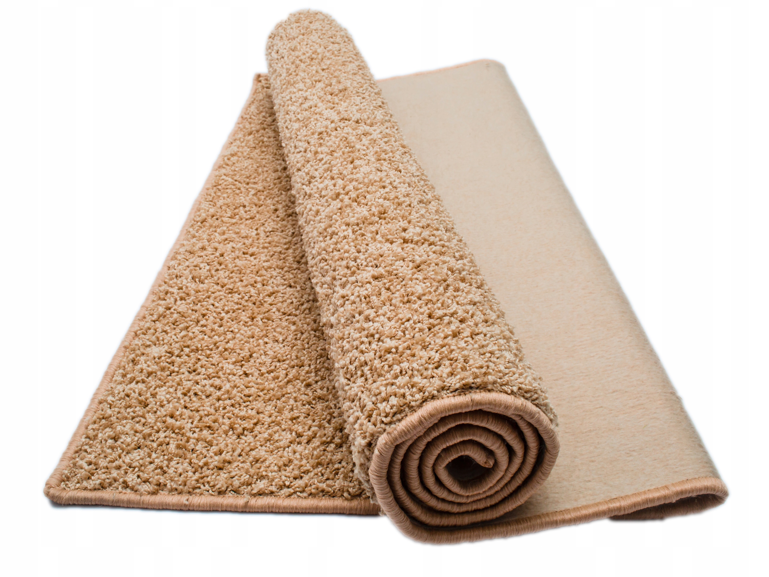 Dywan Shaggy 120x180 Mięciutki Kolor Miękki Beż