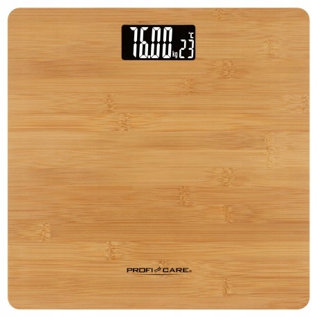 WAGA ŁAZIENKOWA BAMBUSOWA PROFICARE PC-PW Materiał obudowy bambus