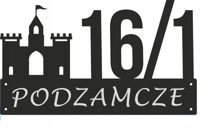 Číslo Na Dom 80 cm Tabuľa Adresa Ocel 2 mm Grafika 88