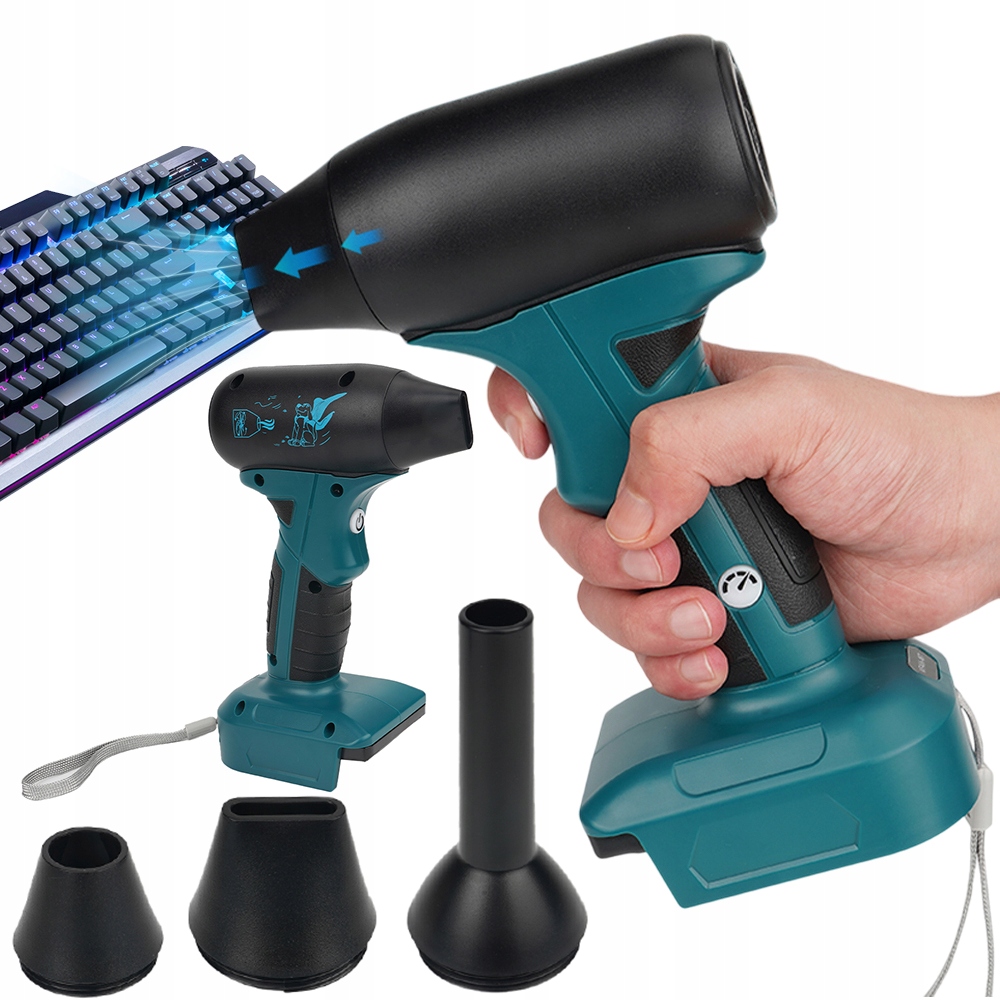 Elektrické Dmychadlo 130000 Ot/min 4 Úrovně Průtoku Bezdrátové