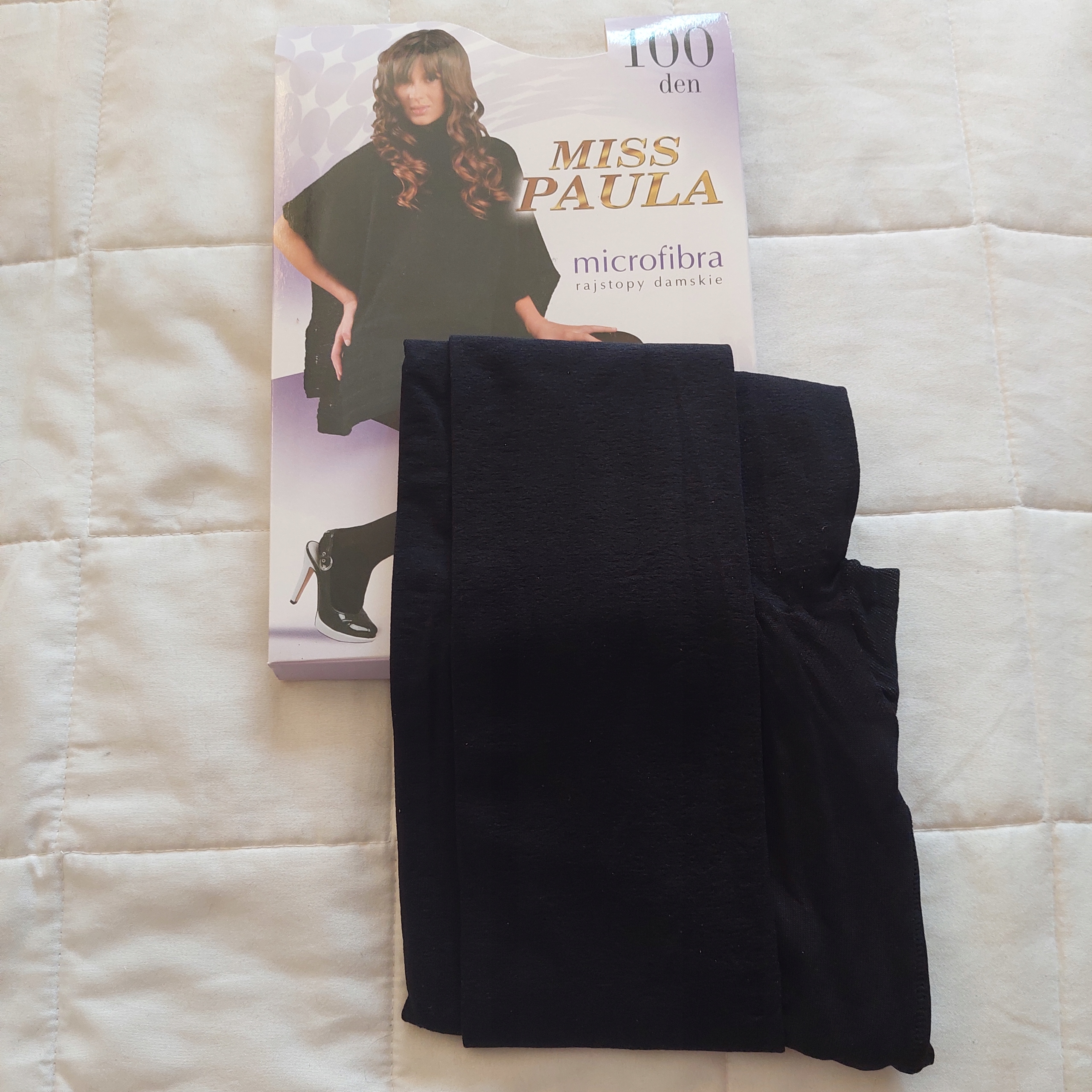 

nowe rajstopy microfibra Miss Paula 100 Den XL-4