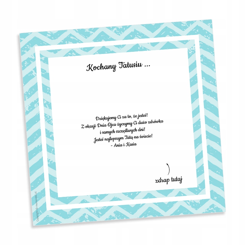 KARTKA ZDRAPKA DZIEŃ MATKI OJCA TATY EAN (GTIN) 424244545453