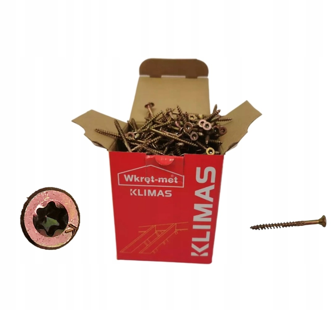 KMWHT WKRĘTY CIESIELSKIE 3X40 STOŻKOWE TORX 500SZT