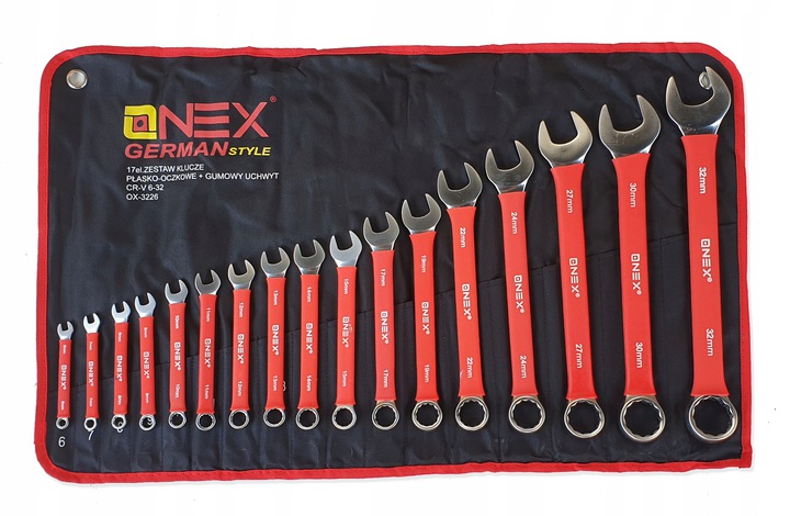 17el KLUCZE PŁASKO OCZKOWE 6-32mm KLUCZ PŁASKIE g EAN (GTIN) 6901211224619