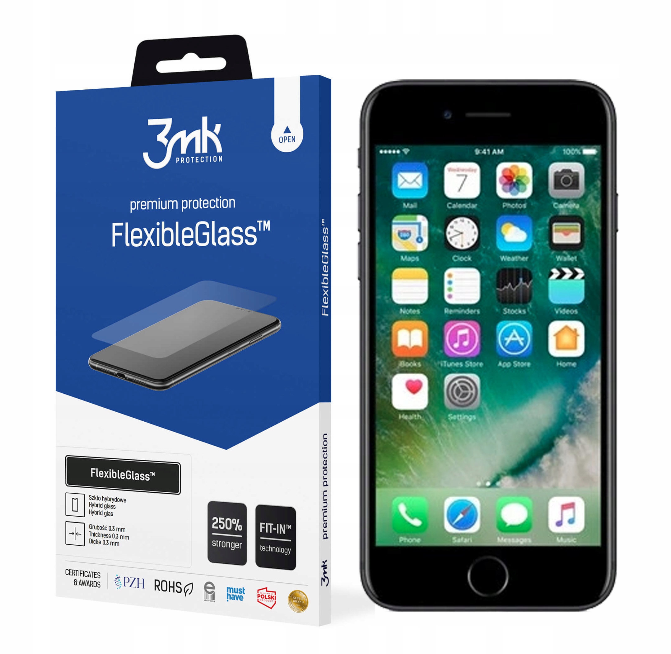 

Szkło 3MK FlexibleGlass do iPhone 7