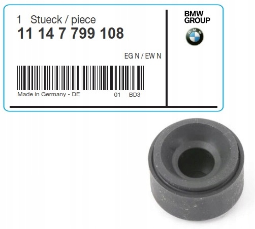 

nowe Oe łożysko gumowe pokrywy silnika Bmw z Aso