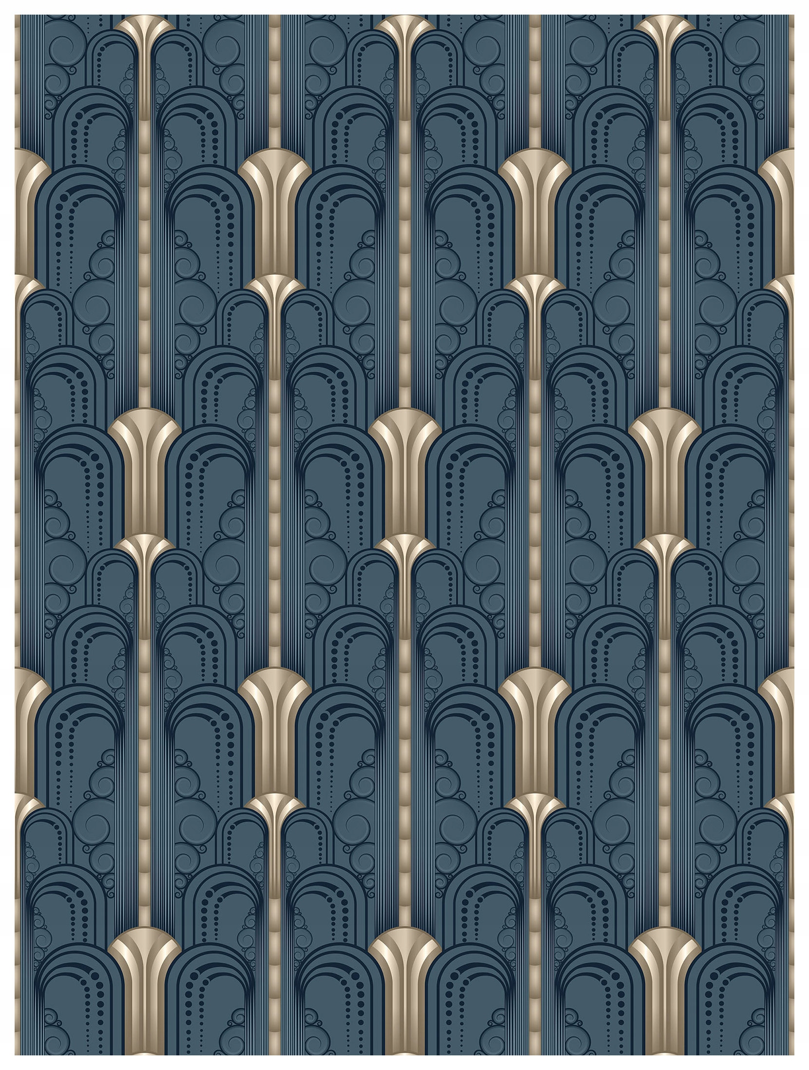 Fototapeta Abstraktní linie Listy Světle Modrá Šedá Minimalismus 184x254 lepidlo