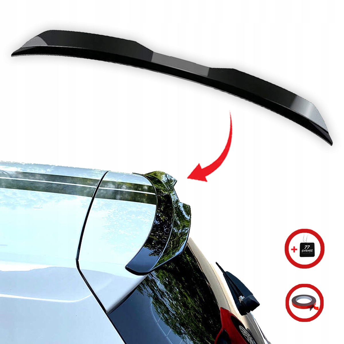 LOTKA NA KLAPĘ VW GOLF 7 GTI R GTD POŁYSK ABS!