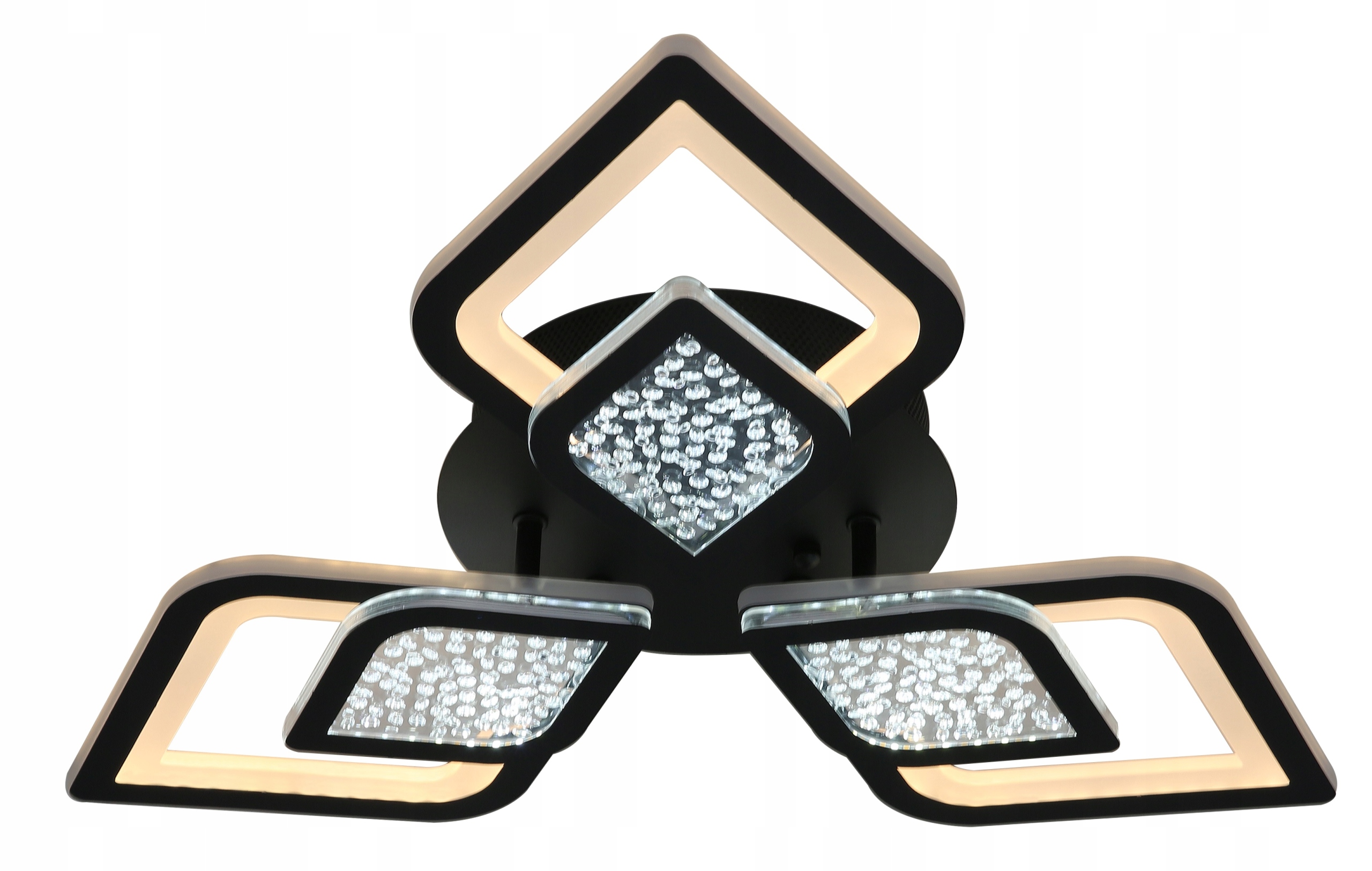 LAMPA LED KWADRAT SUFITOWA PLAFON LED OPRAWA SUFITOWA + PILOT