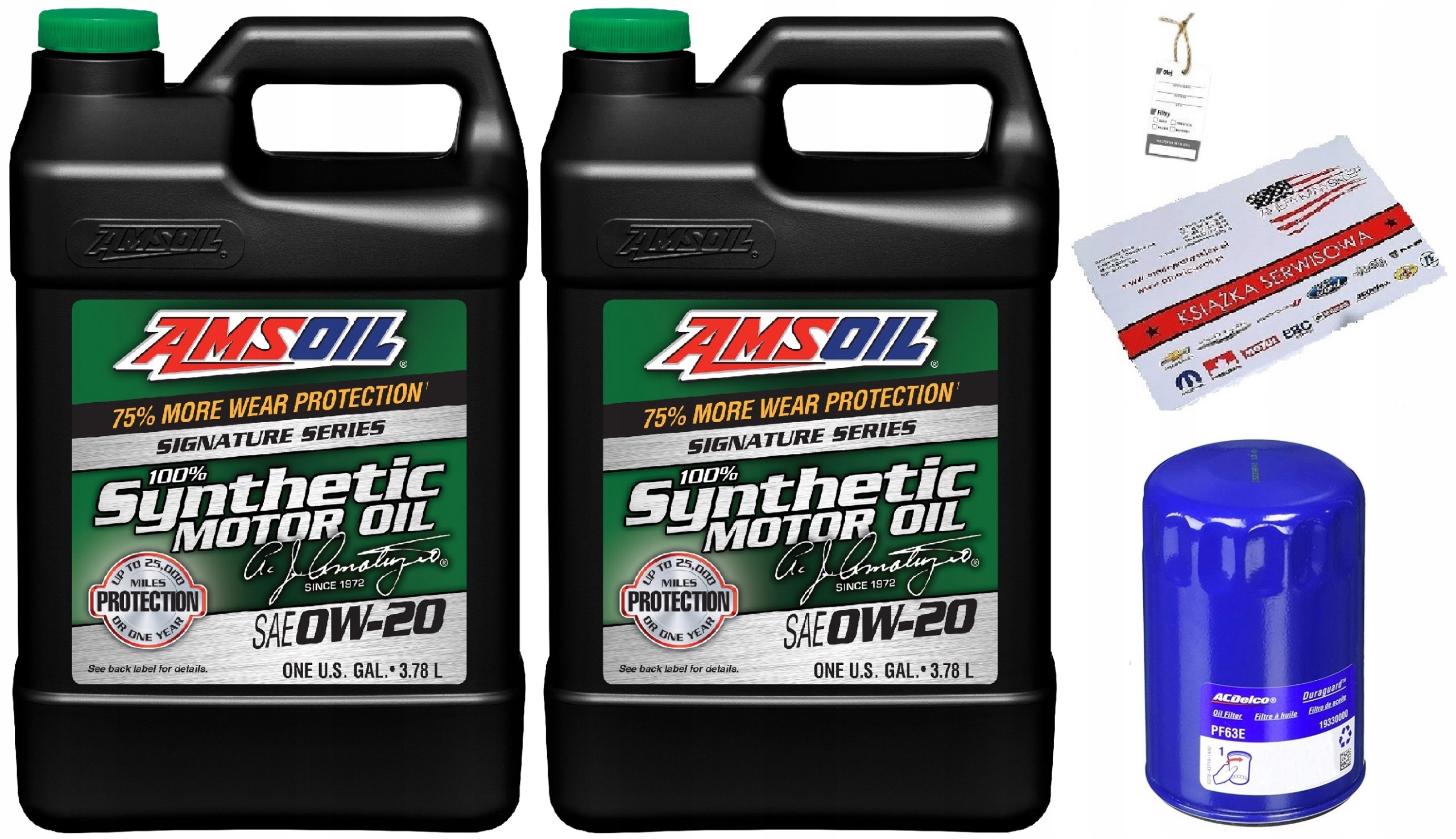AMSOIL 0W20 7,6L + FILTR GMC YUKON 5,3 6,2 15-20