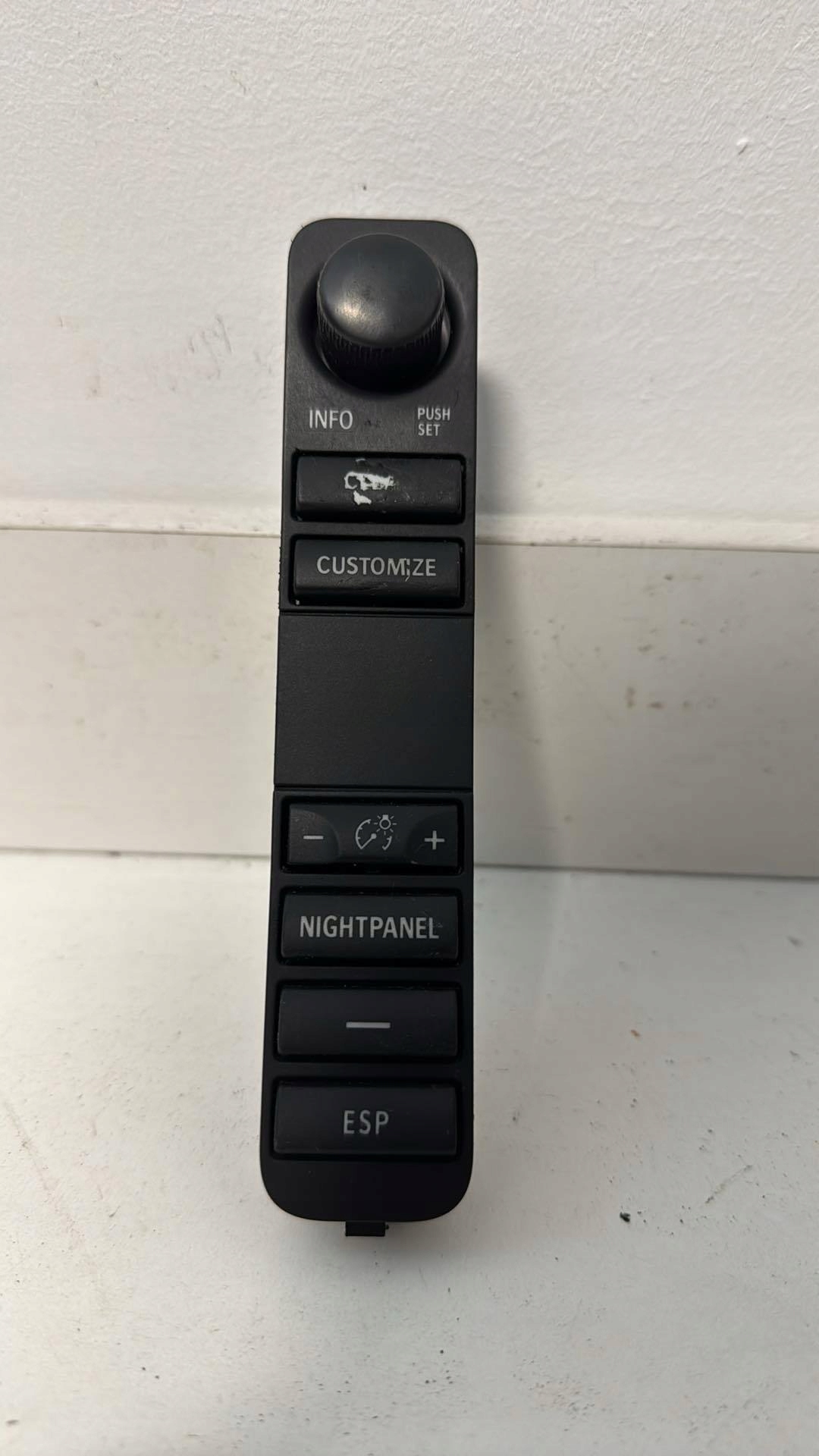 PANEL Bouton ESP TEMPOMAT SAAB 93 9-3 2002-2007 12792588 NIGHTPANEL