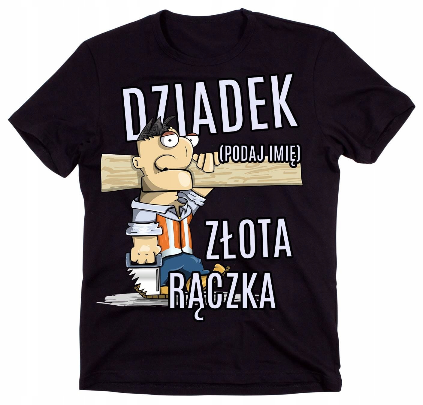 

Koszulka T-shirt dla dziadka złota rączka roz L