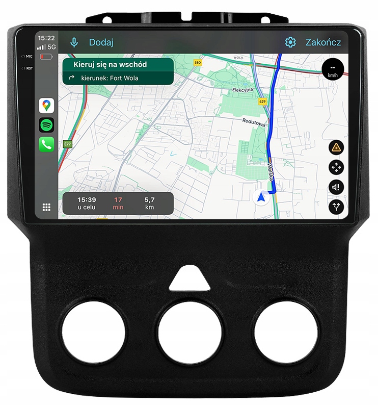 Dodge Ram Rádio Navigace Android TS20 12GB/256GB 2K Qled