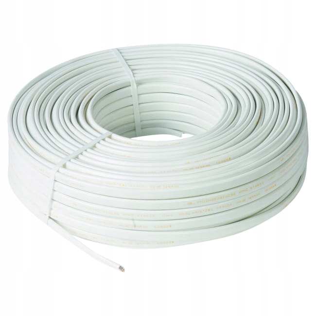 Kábel YDYp 3 x 2,5 mm2 750 V biely 100 mb