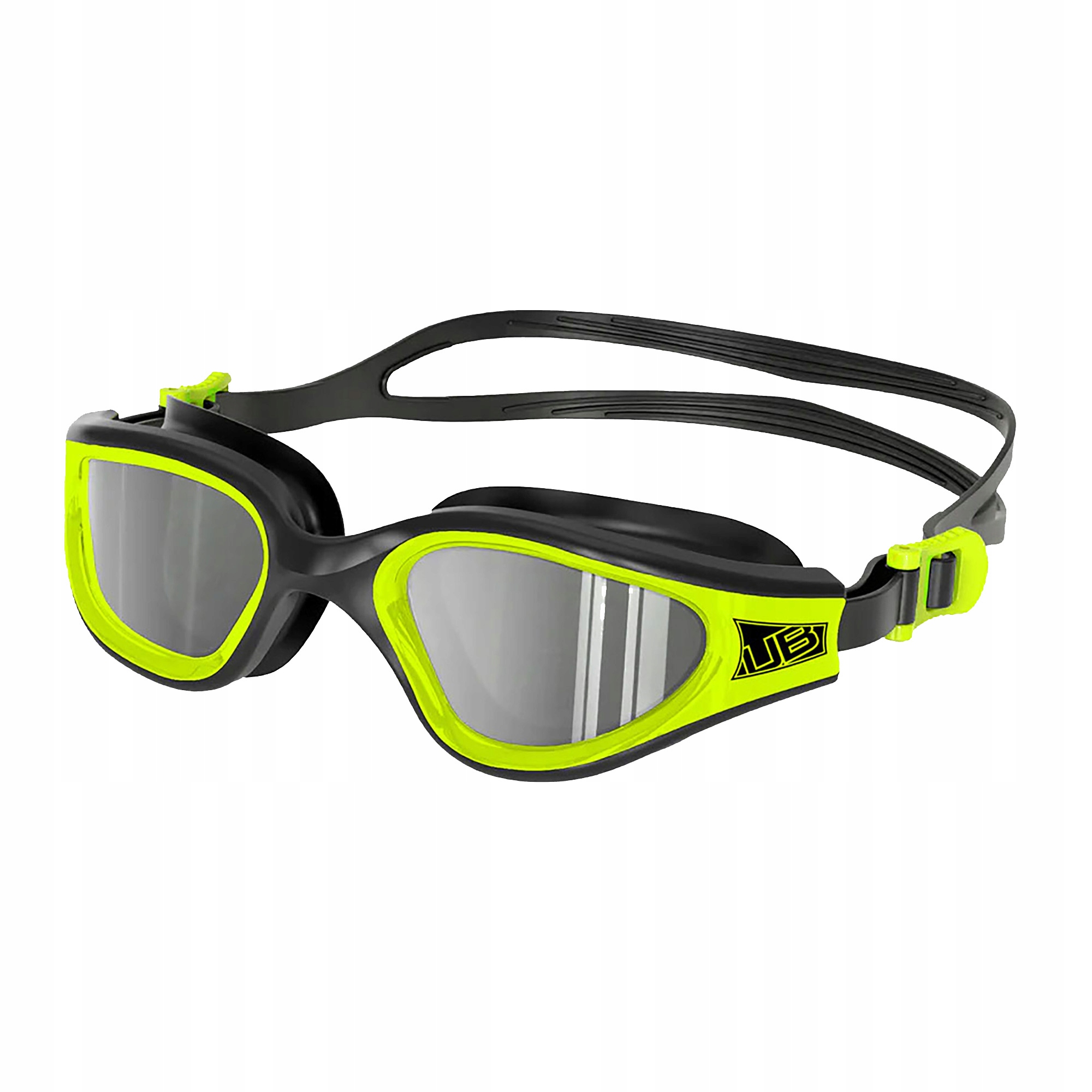 Okulary do pływania Huub Aphotic II Fluo yellow/black/ photochromatic