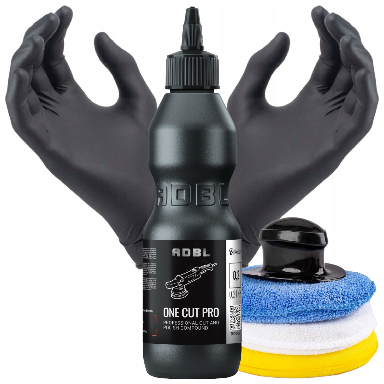 Adbl One Cut Pro Zestaw Do Ręcznego Polerowania Pasta Polerska Aplikatory