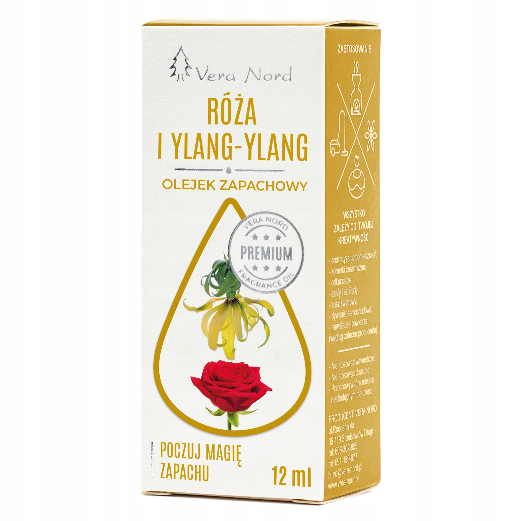 

Olejek zapachowy vera nord Róża I Ylang Ylang