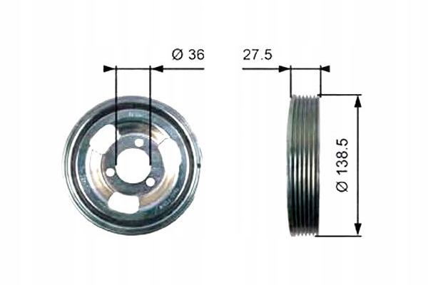 Kladka Kľukového Hriadeľa Bmw 1 (F20) 1 (F21) 3