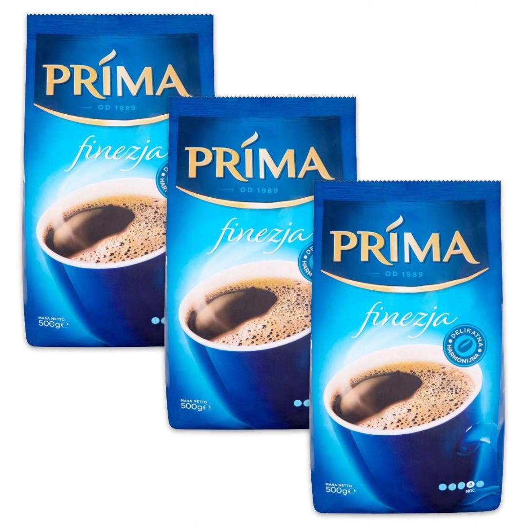 Prima Finezja Kawa mielona 500 g x 3 sztuk