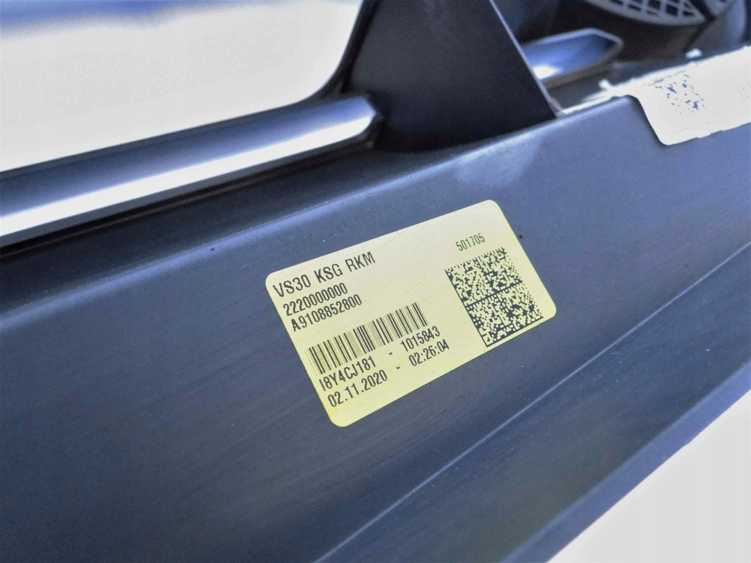 MERCEDES SPRINTER W910 910 GRILL ATRAPA BEZ CHROMU Numer katalogowy oryginału A9108852800