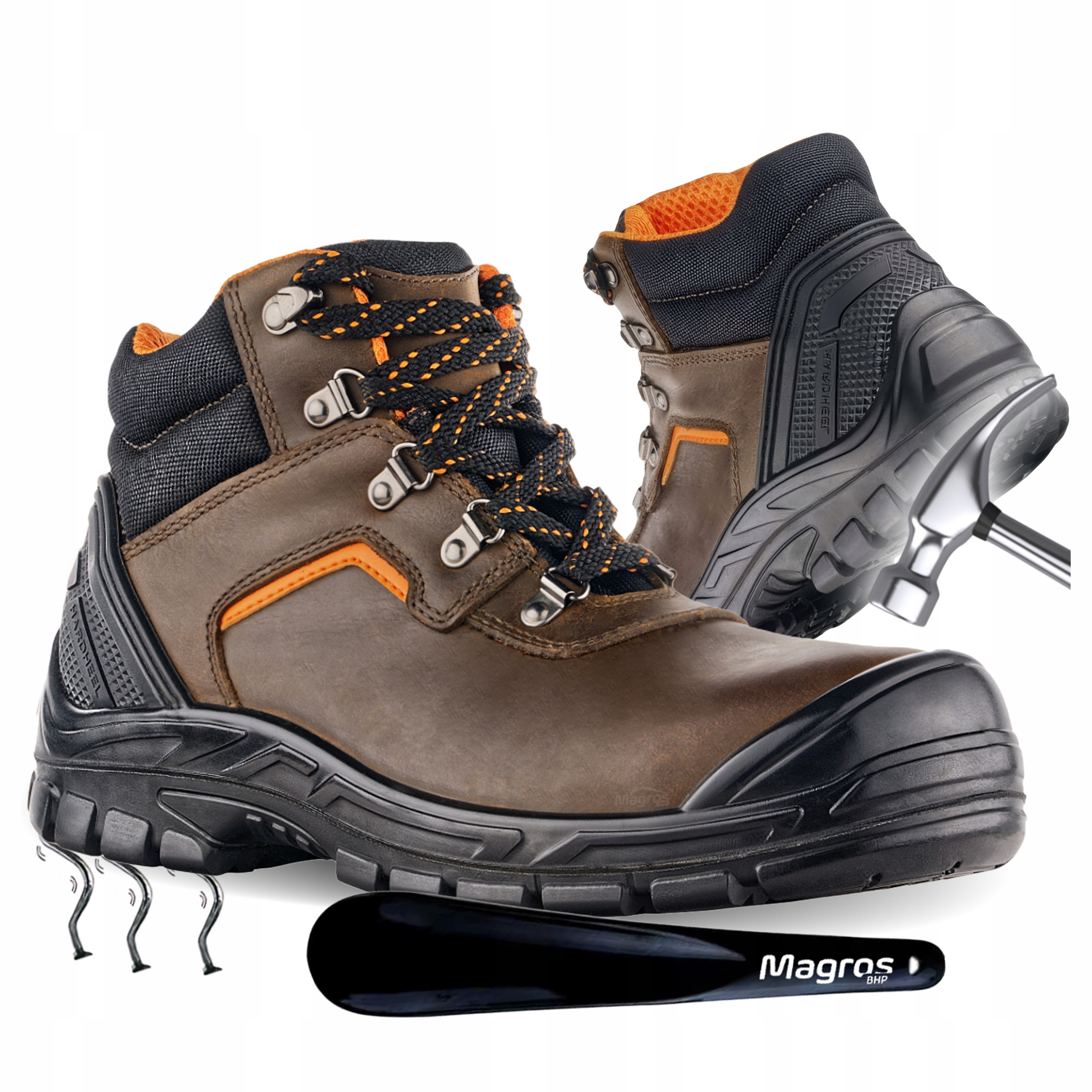 Pracovní boty Ochranné boty Bozp Voděodolné Bozp VM Footwear Hannover S3