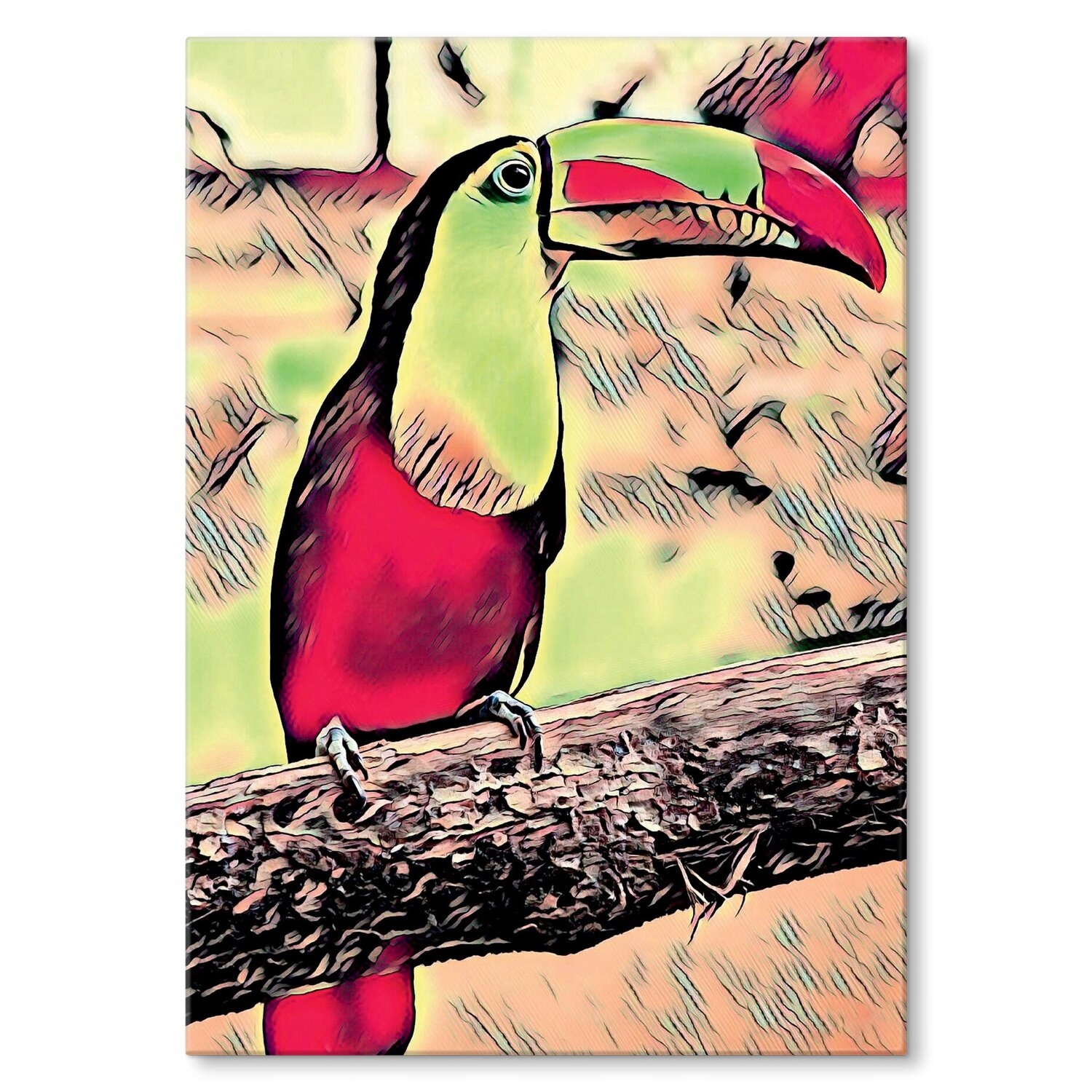 Kovový plakát Tukan Szyld Plech 30 x 42 cm Dárek