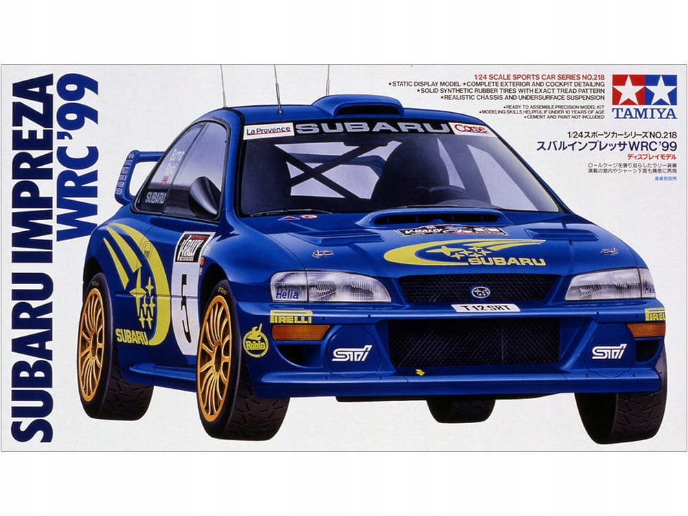 Subaru Impreza Wrc '99 1:24 Tamiya 24218