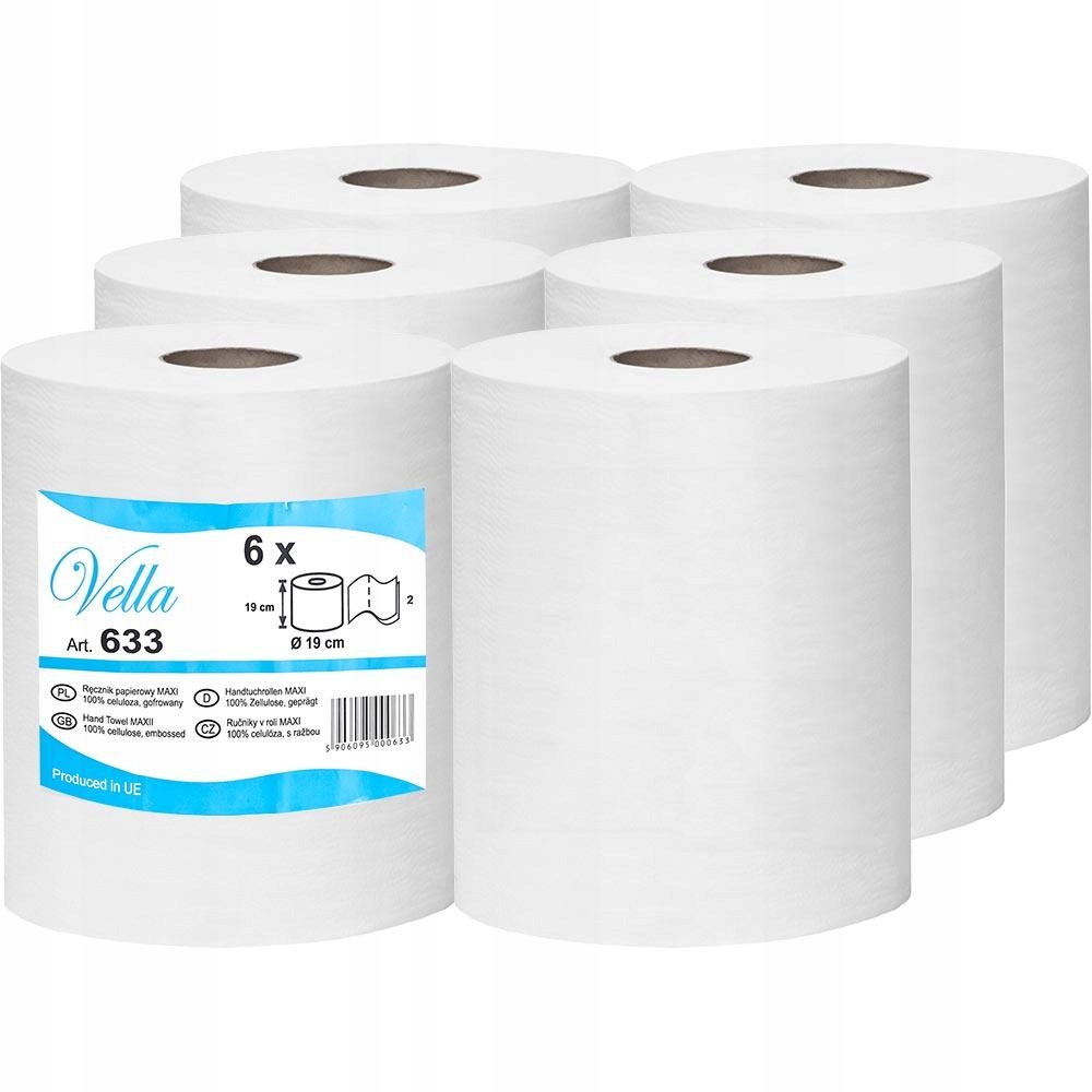 

Ręcznik W Roli Maxi 2W Celuloza 6 Szt