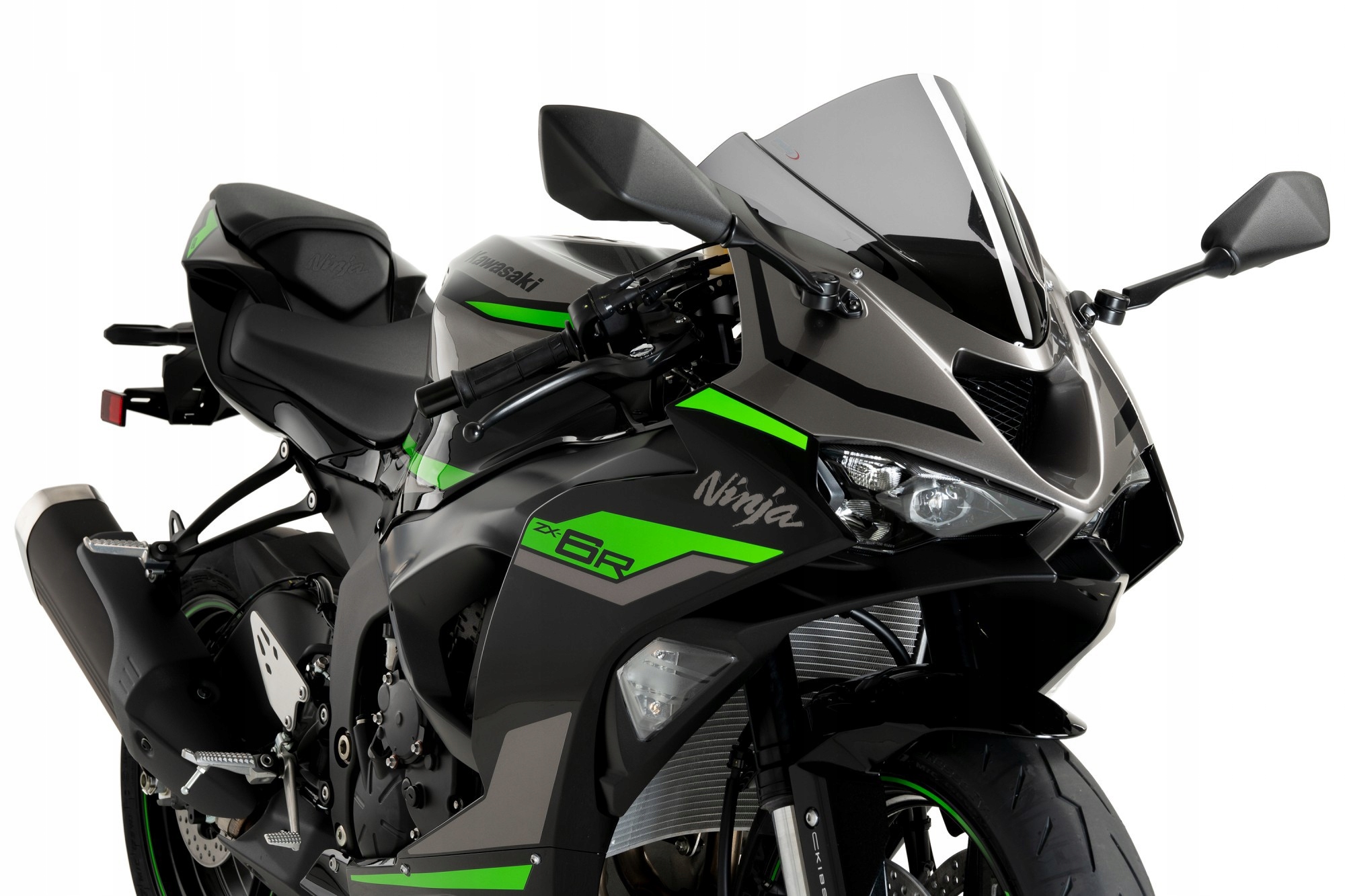 Športové sklo Puig pre Kawasaki ZX-6R Ninja 24 Mierne tónované (h)