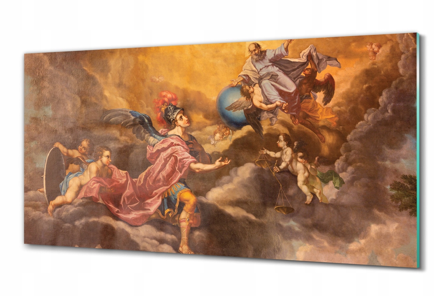 

Bóg stworzyciel 100x50 Obraz na szkle do salonu