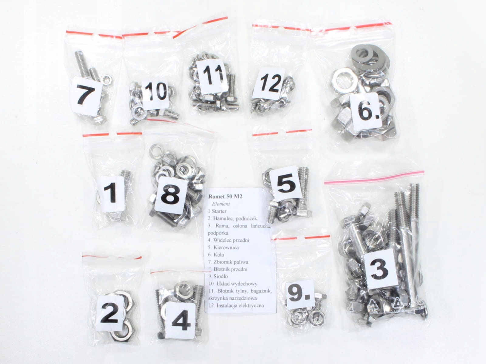 SRUBY ROMET 50 M2 NA CALY MOTOR STAL NIERDZEWNA TI