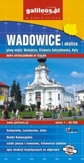 Plan Mista Wadowice I Okolice 1:40 000 Praca..