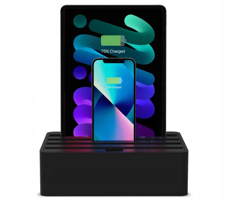 ALLDock Uniwersalna multiładowarka CLASSIC Black 10316+akcesoria_OUTLET