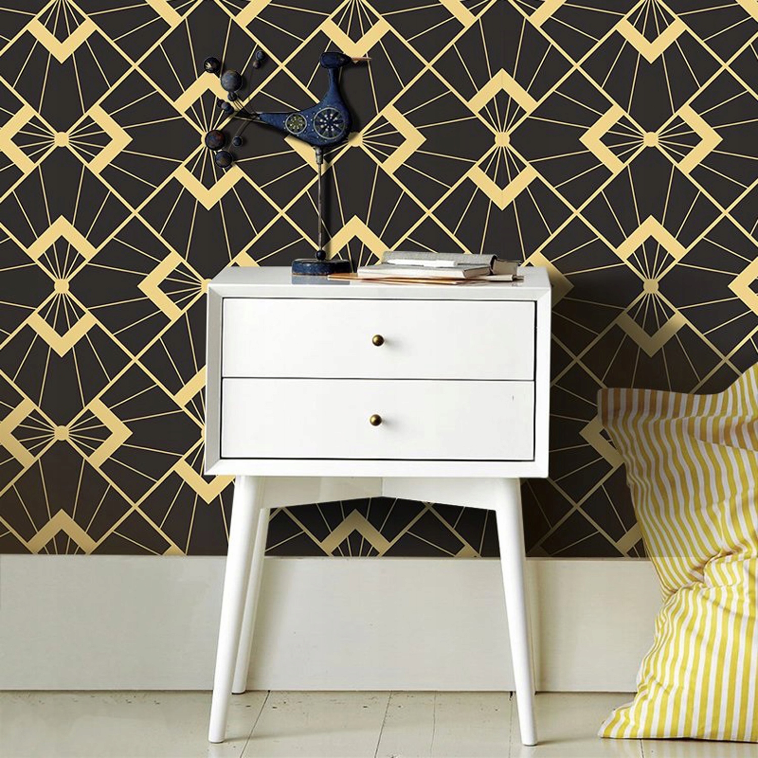 

Fototapeta Żółte kształty MagicStick 250x104 cm