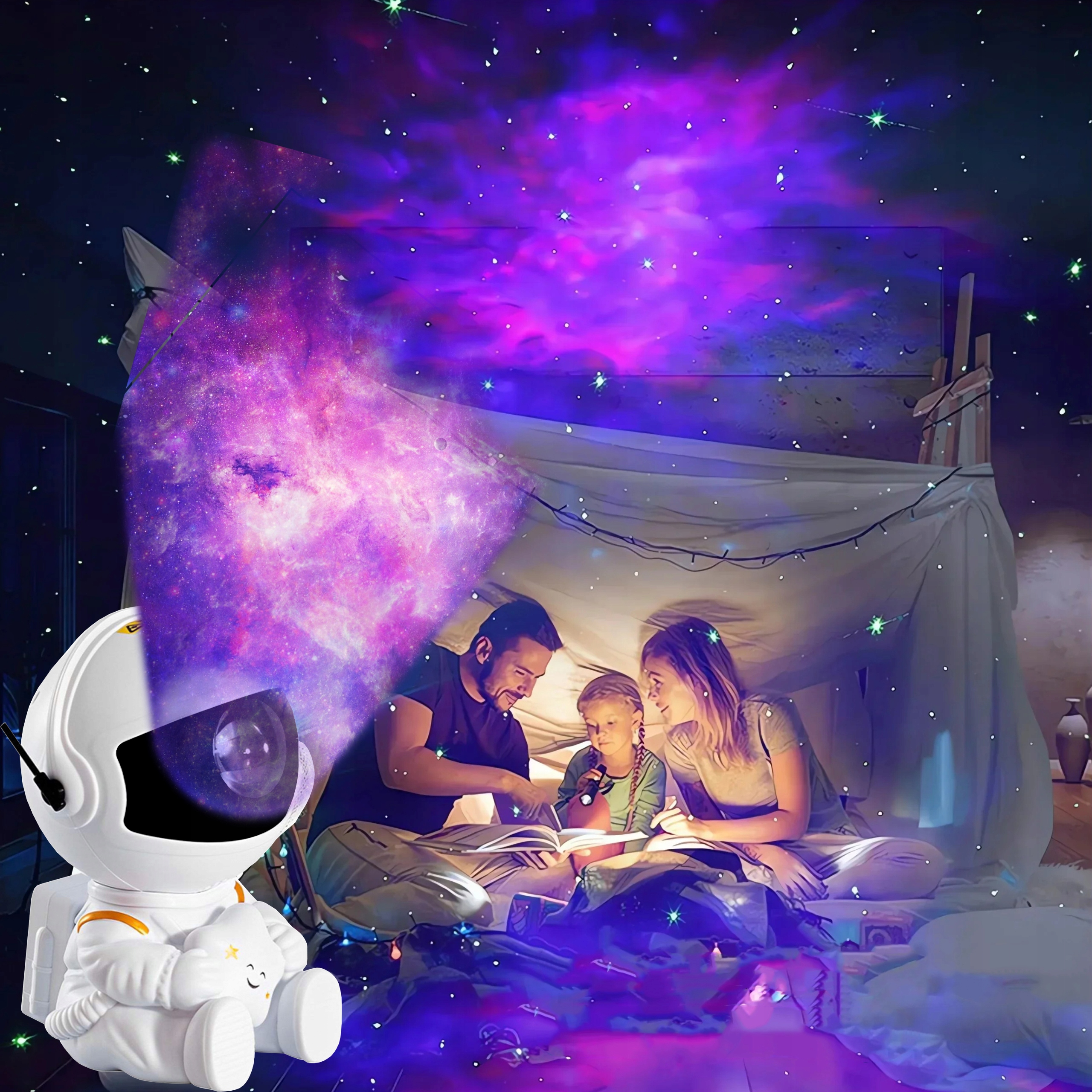 PROJEKTOR GWIAZD ASTRONAUTA LAMPKA NOCNA DLA DZIECI RZUTNIK LASEROWY PILOT EAN (GTIN) 5900804139553