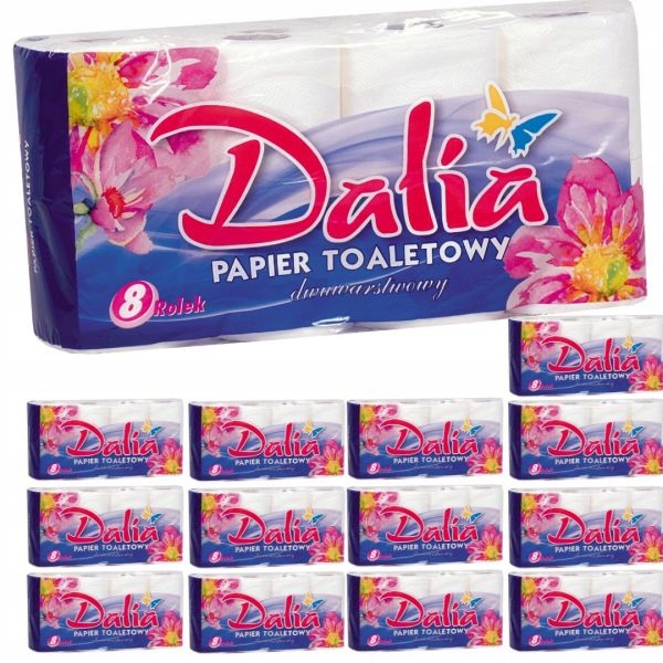 

Miękki Papier toaletowy Dalia biały Duży Pakiet XL